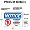 Signmission Restricted Access Authorized Sign, Vinyl Decal, 18in W x 12in L, 2PK OS-2PACK-NS-D-1218-L-18065 - alternate 6